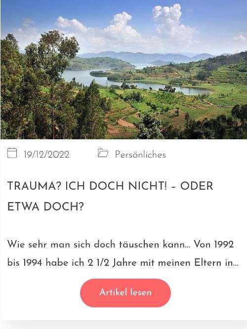 Vorschau Artikel "Trauma? Ich doch nicht! - Oder etwa doch?"