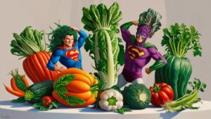 Ballaststoffreiche Gemüse und Obst sind wahre Detox-Superhelden und unterstützen den Körper bei der Entgiftung und Verdauung.